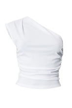 Load image into Gallery viewer, One-shoulder Tight-fitting Top